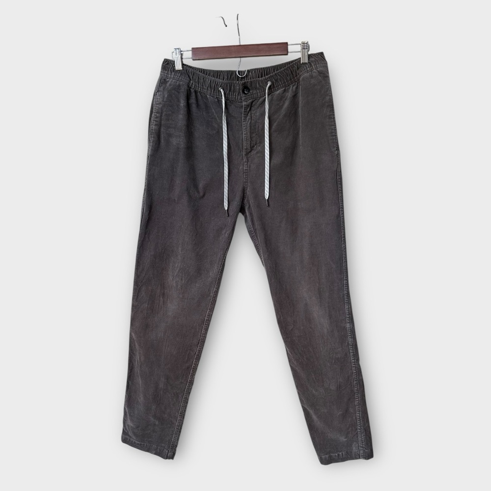 Vuori Optimist Corduroy Pants - Drawstring, Brown Taupe size L